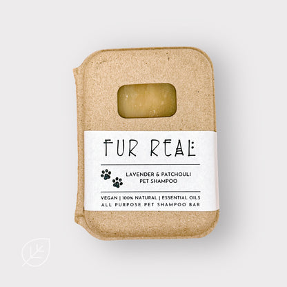 Fur Real Bar Shampoo - Lavender Patchouli - Calming, Soothing & Insect Repelling