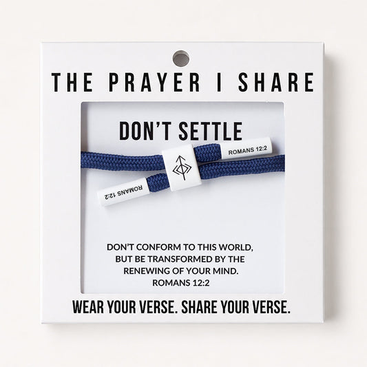 Don't Settle, Romans 12:2