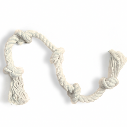 Boba & Vespa 100% Organic Cotton Rope Dog Toy - 5 Sizes