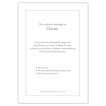 Black Jack (Men's Planner) by Jenn Thatcher