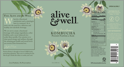 Passionflower & Aloe Kombucha