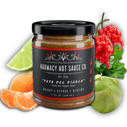 Pata del Diablo - Extra Hot Tomatillo & Clementine Pepper Sauce (9oz)