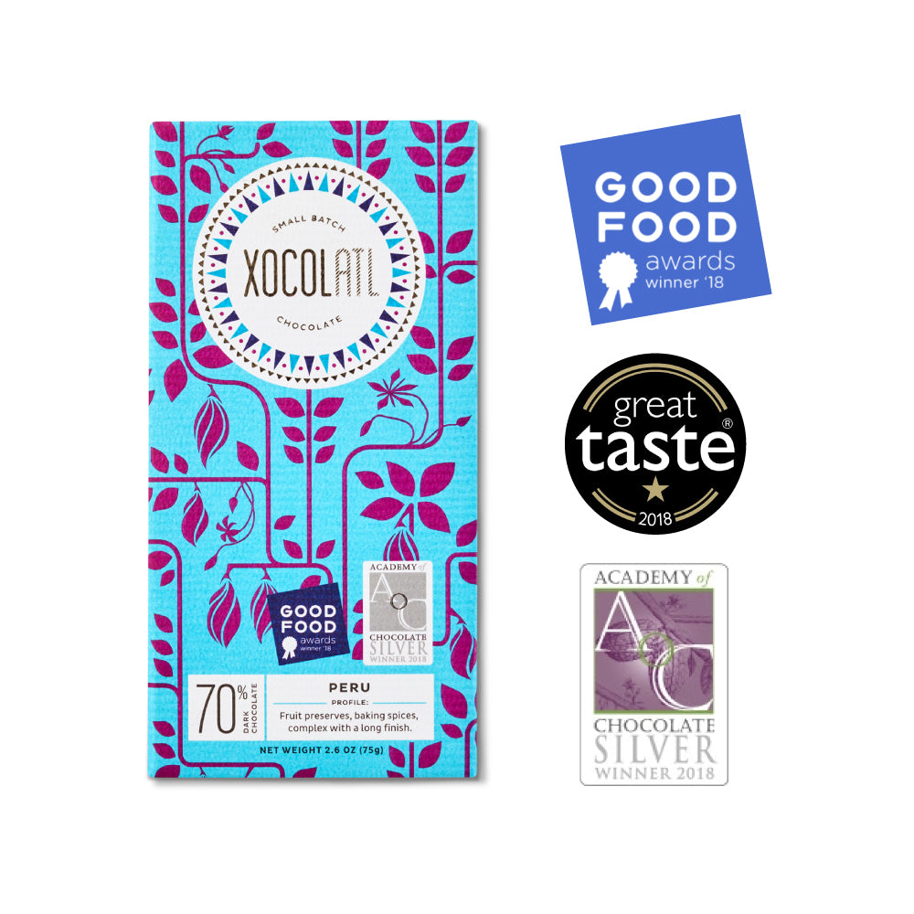 San Martin De Pangoa, Peru 70% Dark Chocolate Bar