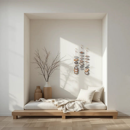 Natural & Gray Agate Hanging for Wall or Ceiling - Umber Design