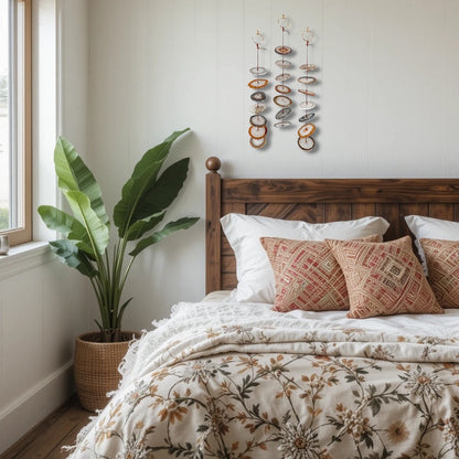 Natural & Gray Agate Hanging for Wall or Ceiling - Umber Design