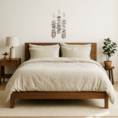 Natural & Gray Agate Hanging for Wall or Ceiling - Umber Design