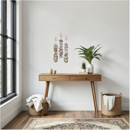 Natural & Gray Agate Hanging for Wall or Ceiling - Umber Design