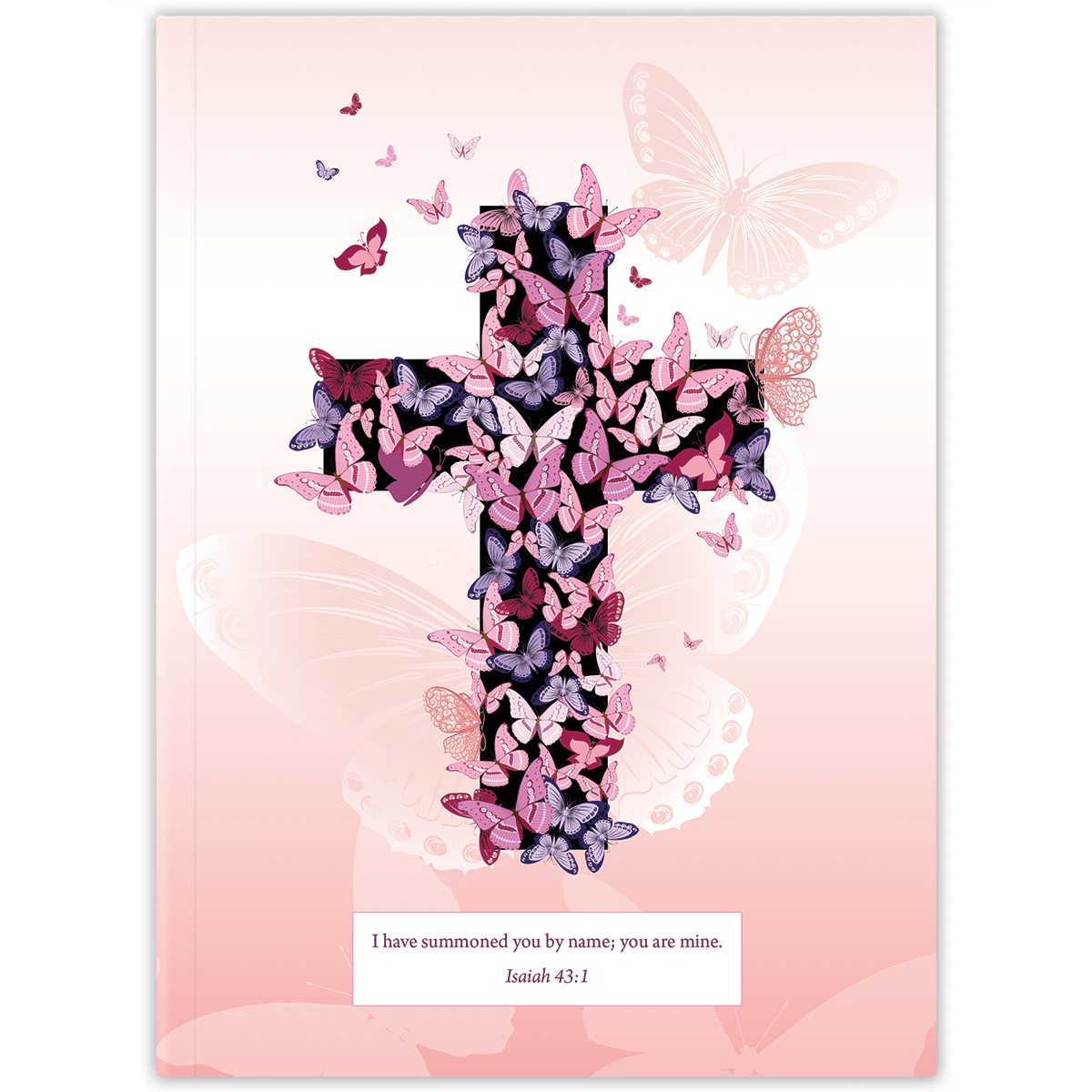 Pink Butterfly Cross