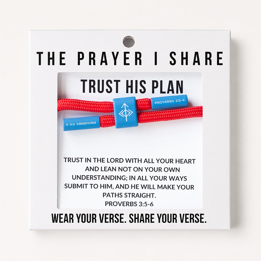 Trust His Plan, Proverbs 3:5-6