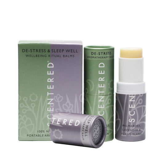 De-stress & Sleep Well Aromatherapy Balm Duo
