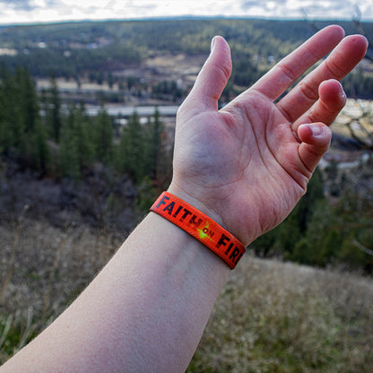 Faith On Fire Bible Verse Bracelet