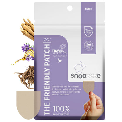 Snooze Melatonin Sleep Patches  - Travel 8 Pack