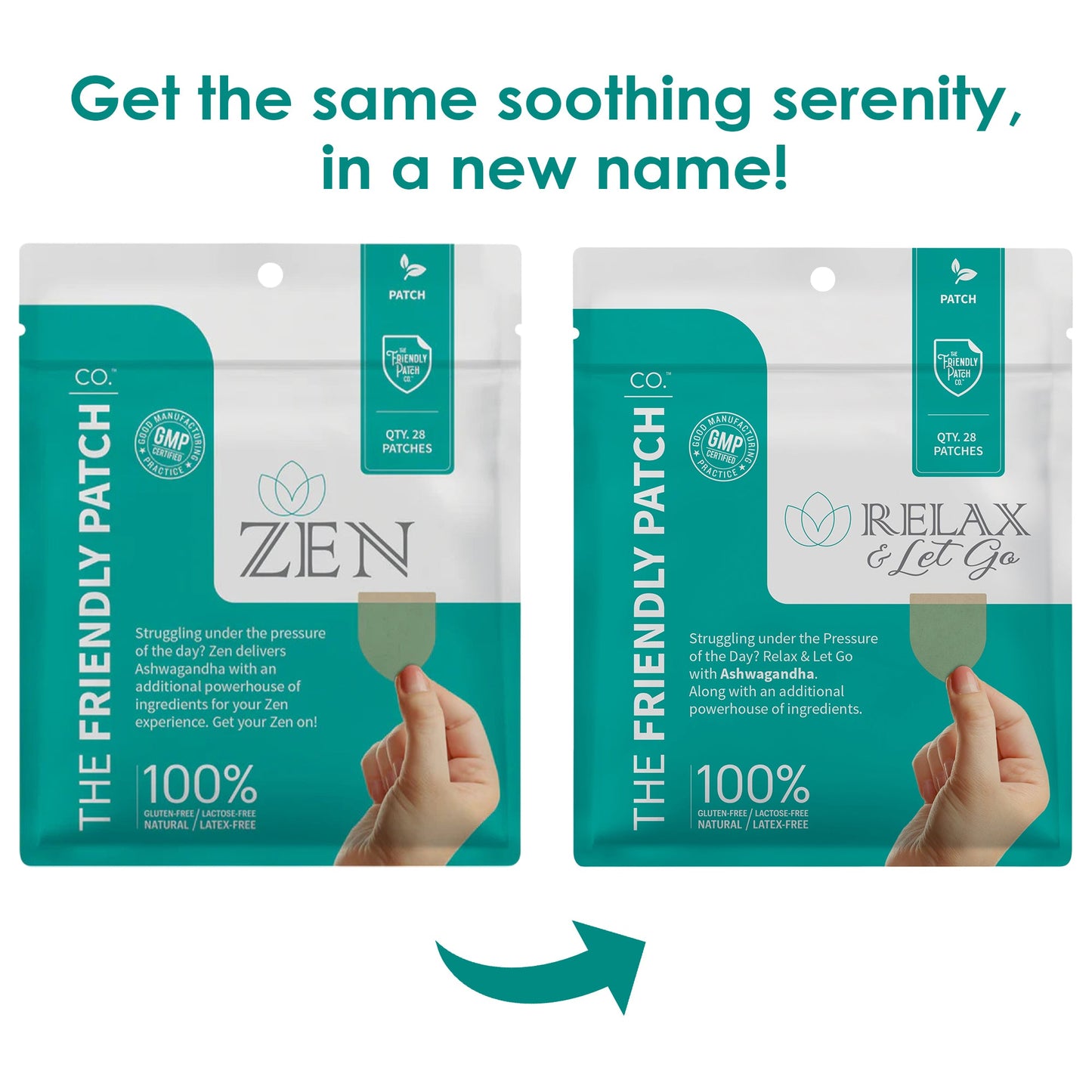 Zen - Relax & Let Go with Ashwagandha - 28 Patches