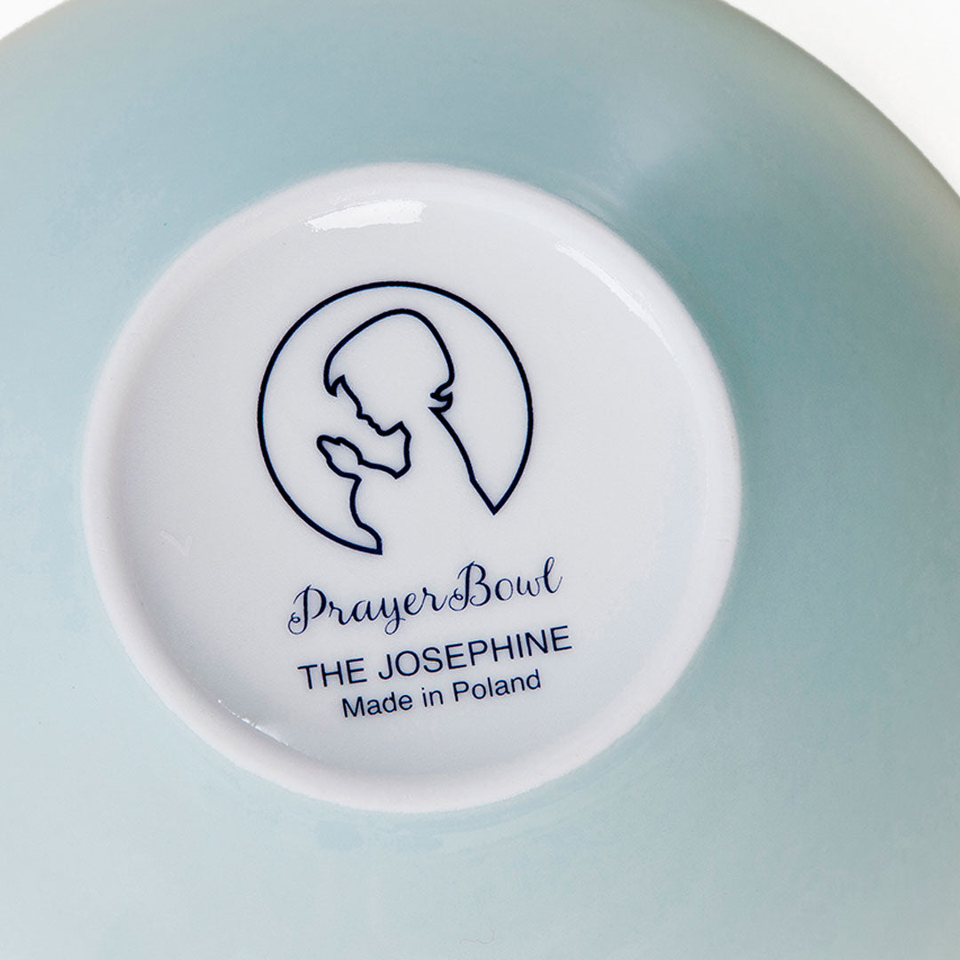 The Josephine PrayerBowl- Hand-Painted Porcelain Christian Gift- Psalm 91:4