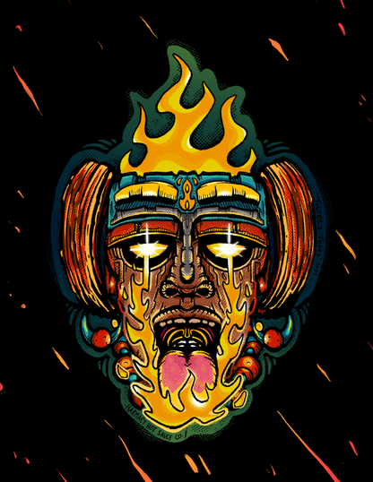 Totec's Tears - Dried Chili & Plum Pepper Sauce (9oz)