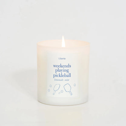 Weekends Playing Pickleball