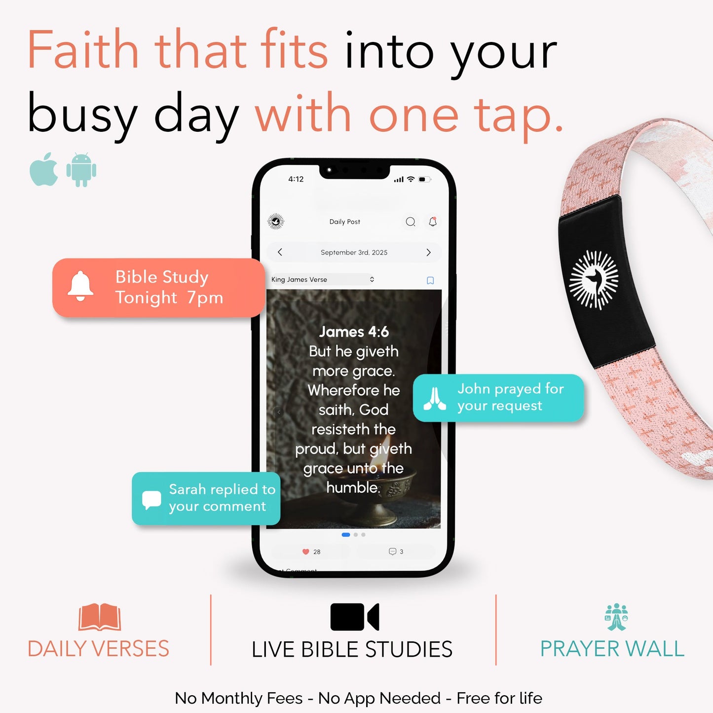 LLJC Bible Verse Bracelet