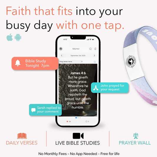 Faith Hope Love Bible Verse Bracelet