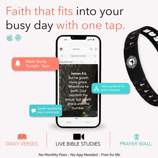 Faith Over Fear Bible Verse Bracelet