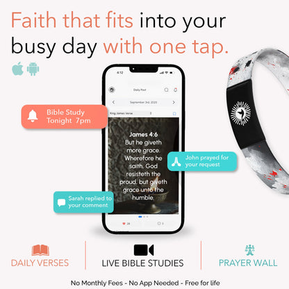 Forgiven Bible Verse Bracelet