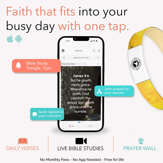 He Has Risen Bible Verse Bracelet