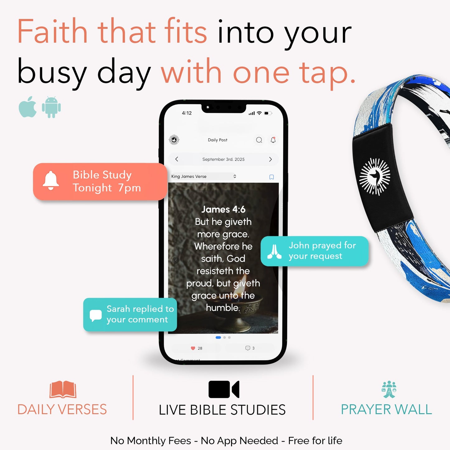 I Am Second Bible Verse Bracelet