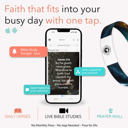 Three In One Bible Verse Bracelet