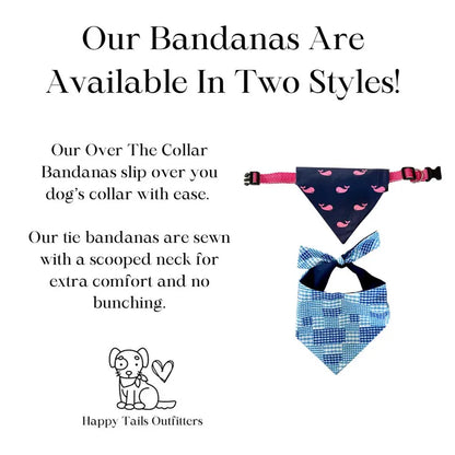 Nautical Dog Bandana New Arrivals