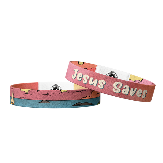 Jesus Saves Bible Verse Bracelet