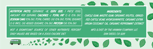 *New* VanMan's Remineralizing Chewing Gum - 2 oz