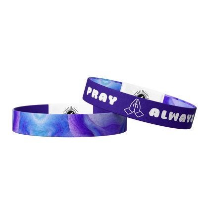 Pray Always Bible Verse Bracelet